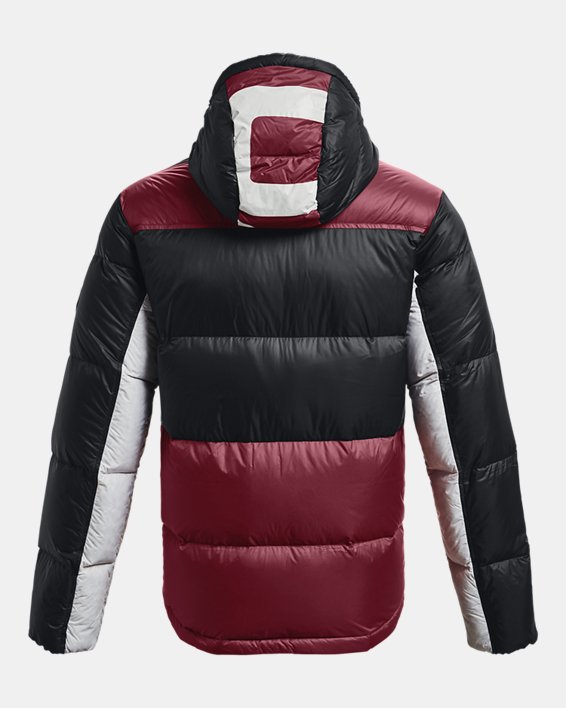 Men's ColdGear® Infrared Down Blocked Jacket, Red, pdpMainDesktop image number 7